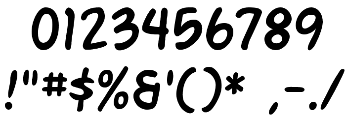 Action Man Font OTHER CHARS