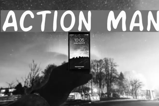 Action Man フォント examples