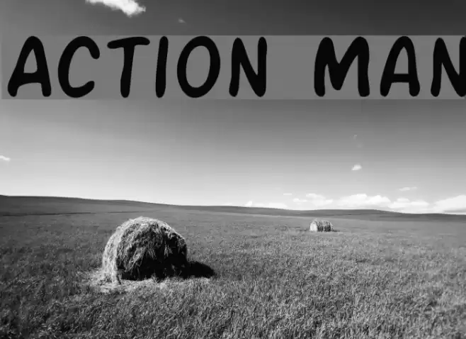Action Man フォント examples