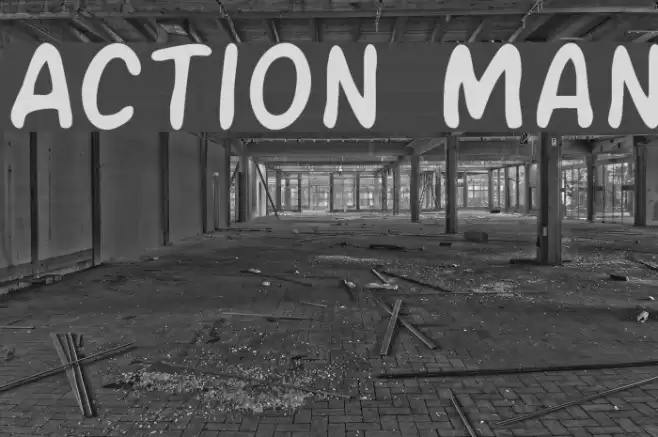 Action Man フォント examples