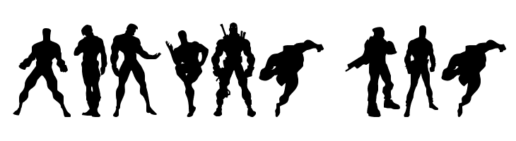 Action Men Шрифта