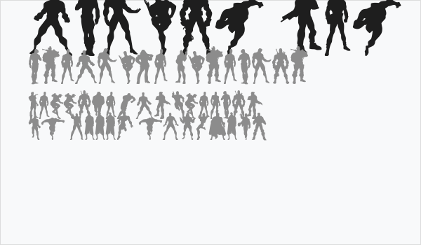 Action Men Business Card