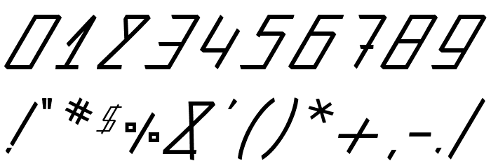 Action Protocol Italic फ़ॉन्ट अन्य घर का काम
