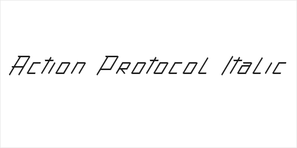 Action Protocol Italic Logo