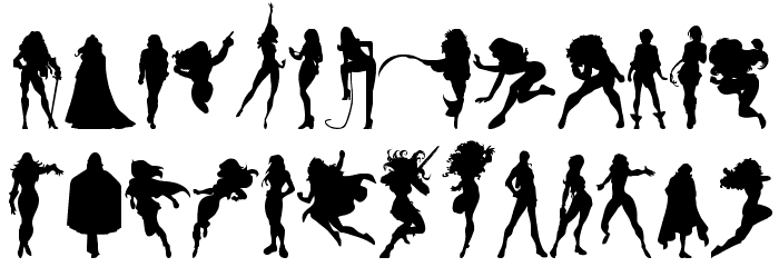 Action Women Font LOWERCASE