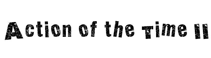 Action of the Time II  नि: शुल्क फ़ॉन्ट्स डाउनलोड