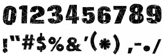 Action of the Time II Font OTHER CHARS