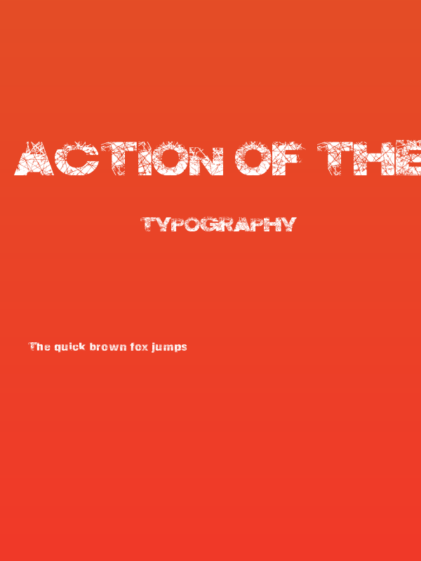 Action of the Time New Poster