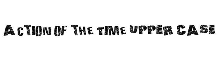 Action of the Time UPPER CASE Font - FFonts.net