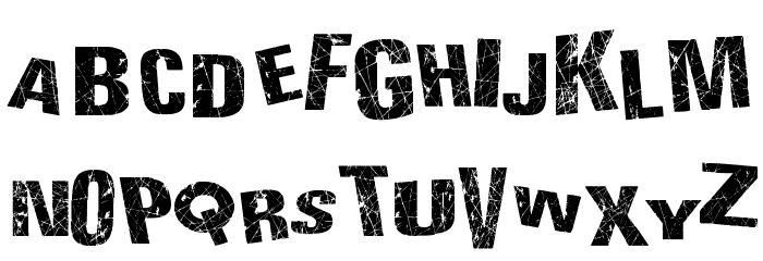 Action of the Time UPPER CASE Font LOWERCASE
