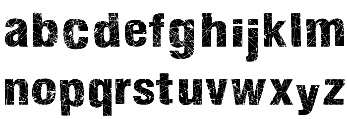 Action of the Time Upper Lower Font LOWERCASE