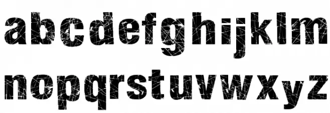 Action of the Time Upper Lower 字体 小写