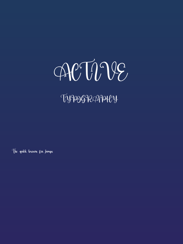 Active Poster