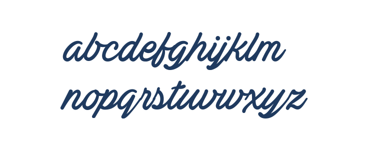 Actonia Hand PERSONAL USE Lowercase