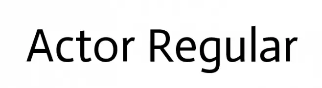 Actor Regular 