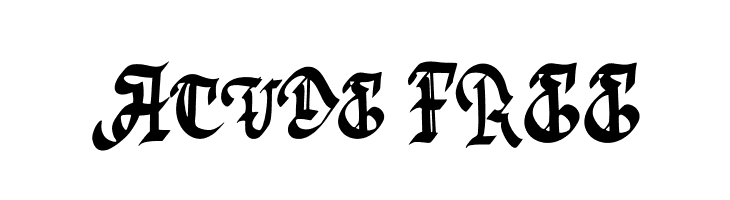 Acude FREE  フリーフォントのダウンロード