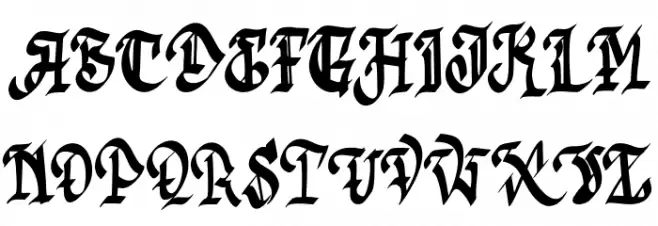 Acude FREE Caratteri MINUSCOLO