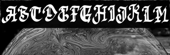 AcudeFREE Font examples