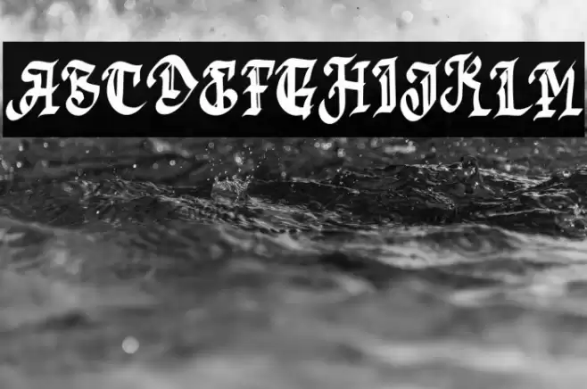 AcudeFREE Font examples