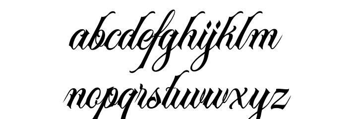 AcuentrePersonalUseOnly-Regular Font LOWERCASE