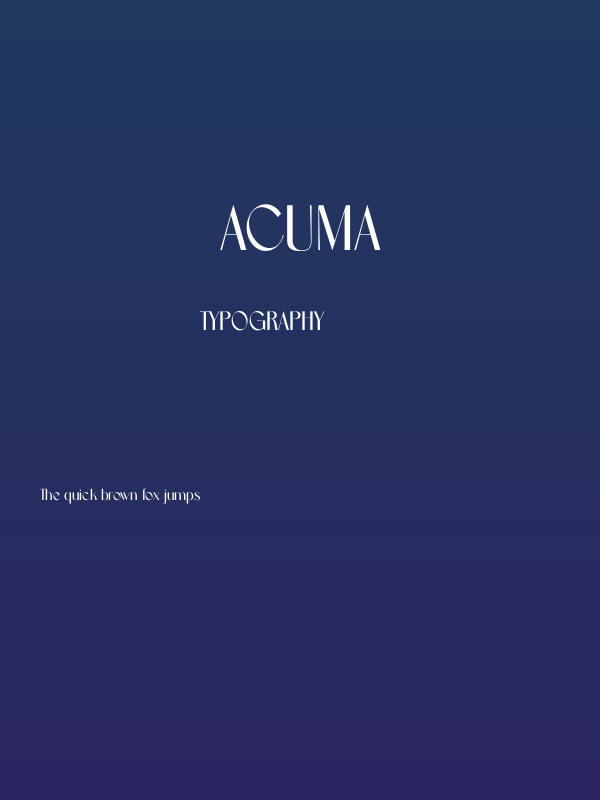 Acuma Poster