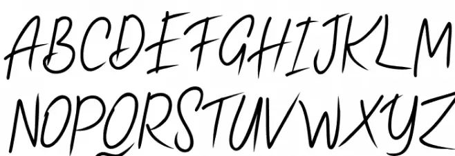 Acusted FREE Schriftart Groß