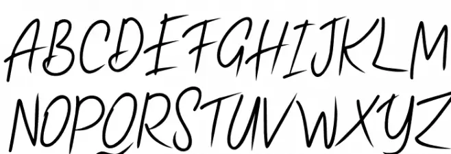 AcustedFREE Schriftart Groß