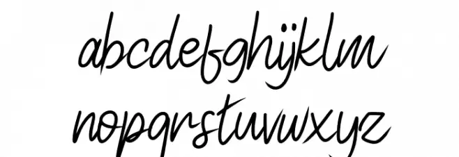 AcustedFREE Font LOWERCASE