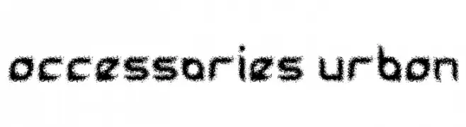 accessories urban  Скачать бесплатные шрифты