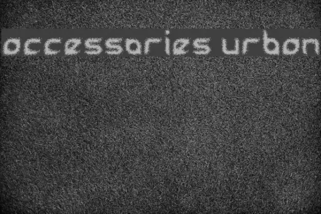 accessories urban फ़ॉन्ट examples