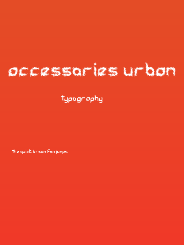 accessories urban Poster