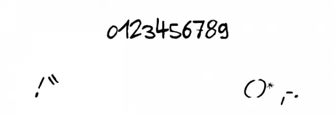 achille nzoda Font Alte caractere