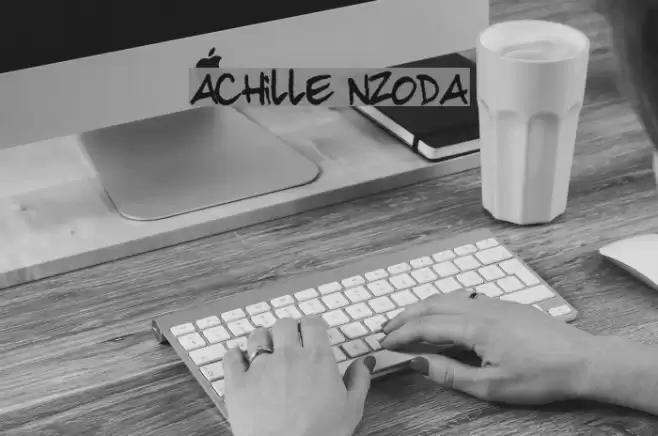 achille nzoda Font examples