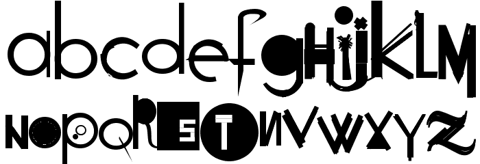acogessic Font LOWERCASE