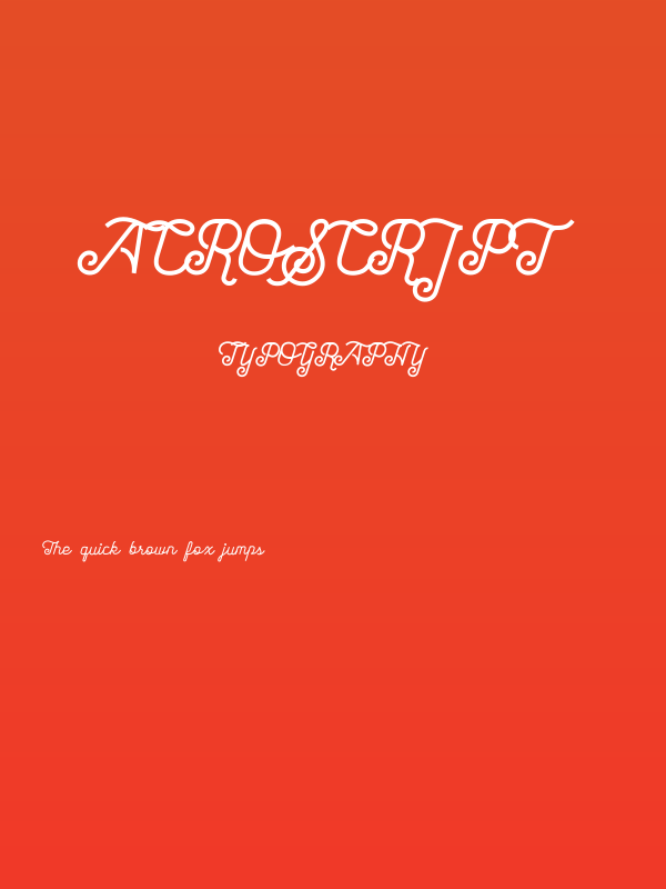 acroscript Poster