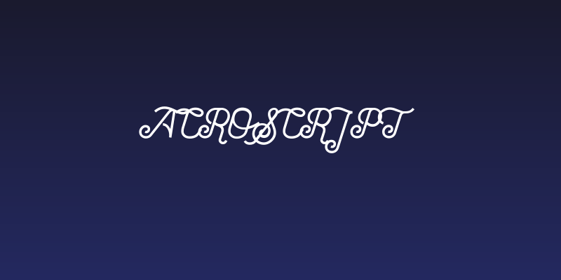 acroscript Social Header