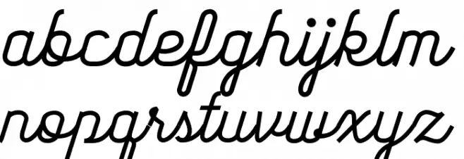 acroscript फ़ॉन्ट लोअरकेस