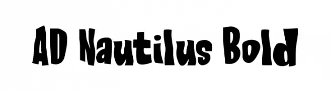 AD Nautilus Bold  les polices de caractères gratuit tlcharger