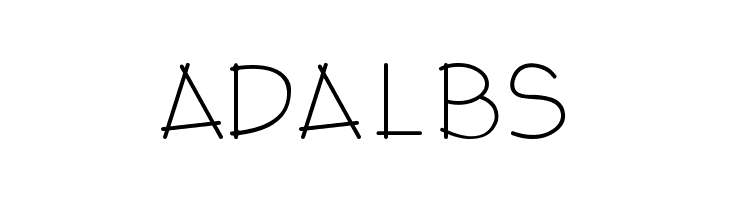 ADALBS  Fuentes Gratis Descargar