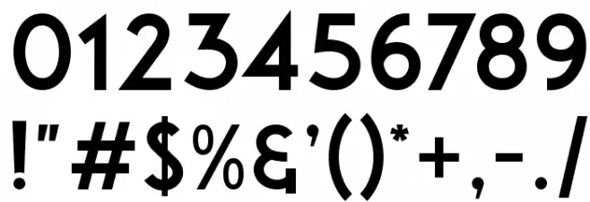 ADAM.CGPRO Font OTHER CHARS