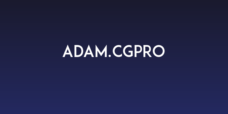 ADAM.CGPRO Social Header