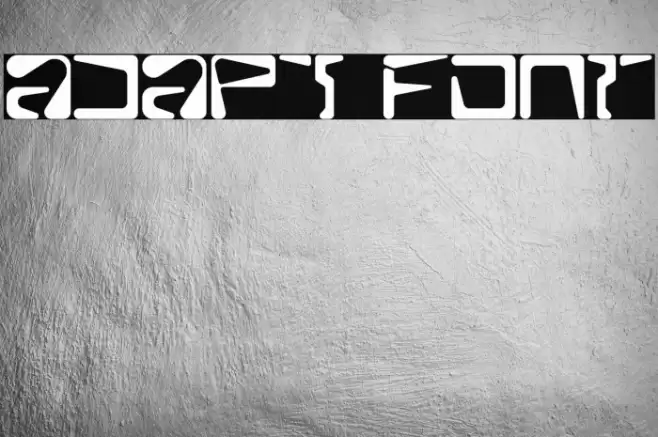 ADAPT Font examples