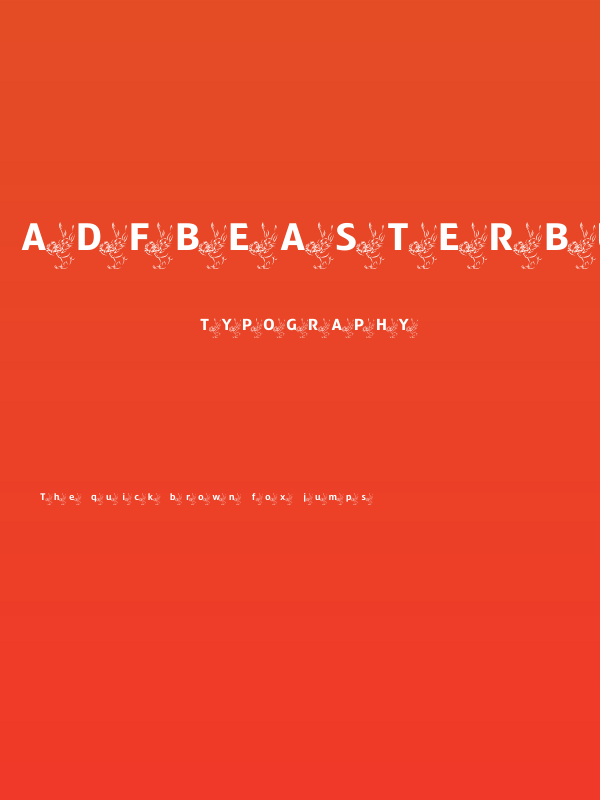 ADFBEasterBunny Poster