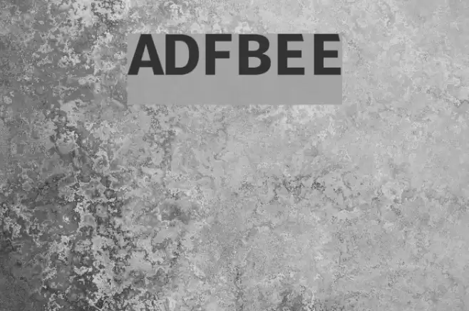 ADFBEasterEgg Шрифта examples