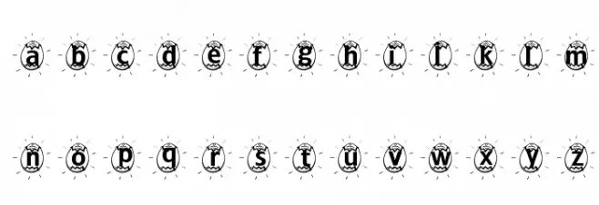 ADFBEasterEgg Font LOWERCASE