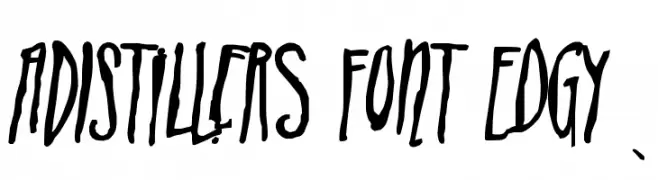 ADIstiLleRS Font Edgy  baixar fontes gratis