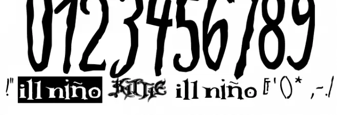 ADIstiLleRS Font Edgy Font OTHER CHARS