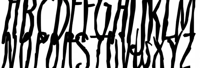 ADIstiLleRS Font Edgy Schriftart Groß