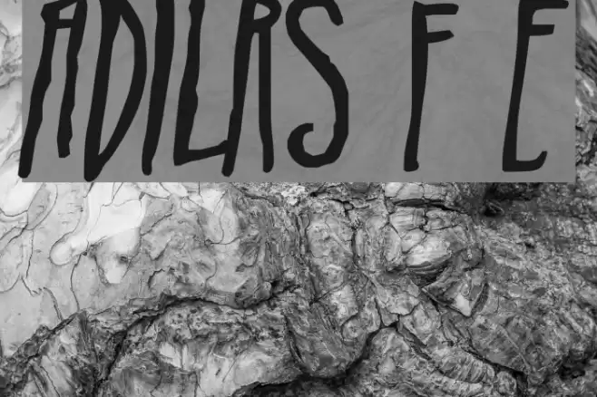 ADIstiLleRS Font Edgy Font examples