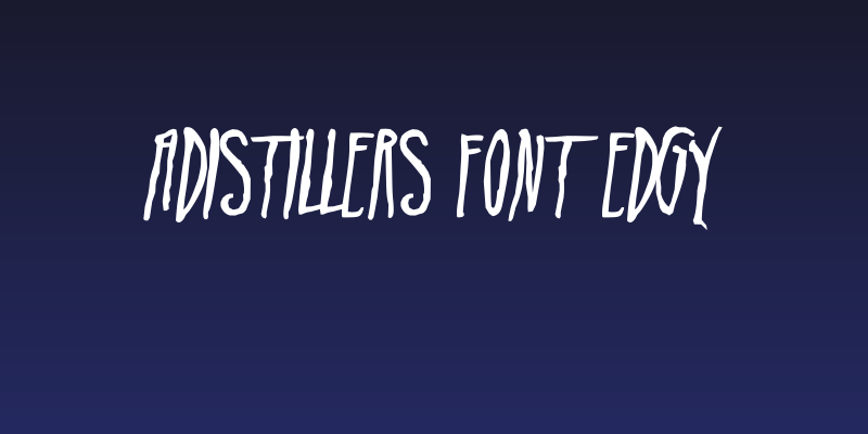 ADIstiLleRS Font Edgy Social Header